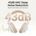 Наушники беспроводные UGREEN HP202 HiTune Max5 Hybrid ANC Headphones (15809) белые