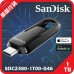 Флешка USB-C SanDisk Ultra Slider Type-C USB 3.2 1TB (SDCZ480-1T00-G46)