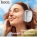 Наушники беспроводные Hoco w55 Pleasing BT headphones бело серые (White Silver)