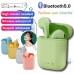 Беспроводные наушники GIOIO Mini-2 (i7mini) bluetooth зеленые