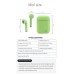 Беспроводные наушники GIOIO Mini-2 (i7mini) bluetooth зеленые