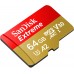 Карта памяти SanDisk microSD 64GB Class 10 UHS-I U3 A2 R170MB/s SDSQXCU-064G-GN6MN