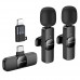 Беспроводная микрофонная система BOROFONE BFK15 Dual-mic lavalier wireless digital microphone