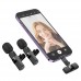 Беспроводная микрофонная система BOROFONE BFK15 Dual-mic lavalier wireless digital microphone