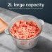 Электрический измельчитель HOCO HA05A Kitchen electric meat grinder чаша 2 литра