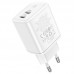 Зарядное устройство - адаптер 2 порта BOROFONE BN9 Reacher 2 Type-C 35W белый