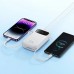 Павербанк - портативная батарея Baseus QPow2 10000mAh 22.5W Dual-Cable белая (P10055001222-B1)