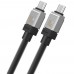 Кабель скоростной 2 метра Baseus CoolPlay Series Type-C to Type-C 100W (CAKW000301) черный