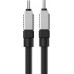 Кабель скоростной 2 метра Baseus CoolPlay Series Type-C to Type-C 100W (CAKW000301) черный