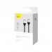 Кабель усиленный Baseus CoolPlay Type-C - Lightning 1 метр (CAKW000001) черный