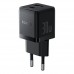Быстрое зарядное комплект с кабелем Baseus Palm Fast Charger C+U 30W EU Cluster Black