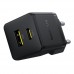 Быстрое зарядное комплект с кабелем Baseus Palm Fast Charger C+U 30W EU Cluster Black
