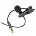Петличный микрофон - проводной BOROFONE BFK11 Elegant lavalier microphone 3.5mm черный