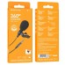 Петличный микрофон - проводной BOROFONE BFK11 Elegant lavalier microphone 3.5mm черный