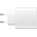 Зарядное устройство - комплект с кабелем Samsung 45W 1 выход USB-C PD белое (EP-TA845XWE)
