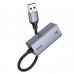 Интернет адаптер Hoco UA37 1000 Mbps (USB to RJ45) сетевая карта внешняя