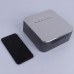 Портативная Bluetooth колонка Aspor A660 20 ВТ с дисплеем серебристая
