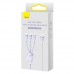 Кабель комбо тройной Baseus Flash Series Ⅱ One-for-three USB - Type-C Micro iPhone 100W 1.2m CASS030005