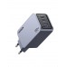 Адаптер питания - зарядный блок UGREEN 100W GaN X757 (2C1A) U + 2C серый