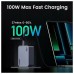 Адаптер питания - зарядный блок UGREEN 100W GaN X757 (2C1A) U + 2C серый