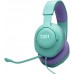 Наушники игровые JBL QUANTUM 100M2 (JBLQTUM100M2CYN) мятные (Cyan)