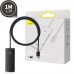 Хаб разветвитель мультипортовый адаптер Baseus Lite Series USB-C - 4*USB-A 3.0 + USB-C (WKQX030401) черный