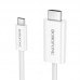 Кабель адаптер Borofone dh11 конвертер USB-C to HDMI 4K 1 метр белый