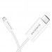 Кабель адаптер Borofone dh11 конвертер USB-C to HDMI 4K 1 метр белый