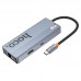 Мульти-адаптер хаб HOCO HB51 Wow 6-in-1 multi-function converter
