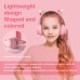Наушники беспроводные - гарнитура с ушками кота и подсветкой ONIKUMA B90 розовые