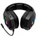 Наушники беспроводные - игровая гарнитура ONIKUMA GT806 с подсветкой RGB черная