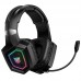 Наушники беспроводные - игровая гарнитура ONIKUMA GT806 с подсветкой RGB черная