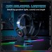 Наушники беспроводные - игровая гарнитура ONIKUMA GT806 с подсветкой RGB черная