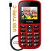 Кнопочный телефон Sigma mobile Comfort 50 EASY (CF115) TYPE-C красный