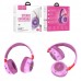 Наушники беспроводные HOCO W43 Adventure BT headphones накладные до 25 часов фиолетовые