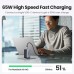 Зарядное устройство - блок питания 3 порта Ugreen Nexode 65W GaN II 2*Type-C + 1*USB (2C1A) 8823366
