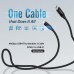 Кабель Edimax UC4 USB-C - USB-C (male - male) Thunderbolt 3 0.5 м (UC4-005TB)