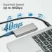 Кабель Edimax UC4 USB-C - USB-C (male - male) Thunderbolt 3 0.5 м (UC4-005TB)