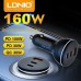 Зарядное устройство для авто Ldnio c102 160W 2 USB-С + 1 USB-A 3 port car charger адаптер быстрой зарядки