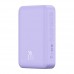Внешний аккумулятор беспроводной Baseus Magnetic Mini Wireless Fast Charge Power Bank 20000mAh 20W фиолетовый