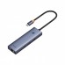 Мульти-адаптер хаб Baseus Flite 6-Port Type-C to HDMI4K 3*USB 3.0 RJ45 (B00052807813-00)