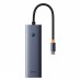 Мульти-адаптер хаб Baseus Flite 6-Port Type-C to HDMI4K 3*USB 3.0 RJ45 (B00052807813-00)