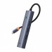 Мульти-адаптер хаб Baseus Flite 6-Port Type-C to HDMI4K 3*USB 3.0 RJ45 (B00052807813-00)