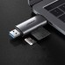 Кардридер - считыватель карт памяти UGREEN CM185 USB-C и USB-A Card Reader (UGR-50706)