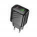 Блок питания Hoco CS25a 25W зарядное устройство - адаптер 2 порта USB-C + USB-A черный