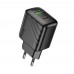 Блок питания Hoco CS25a 25W зарядное устройство - адаптер 2 порта USB-C + USB-A черный