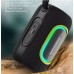 Колонка Bluetooth HOPESTAR P65 LED черная з подсветкой