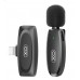 Микрофон петличный беспроводной XO MKF08B Lightning черный