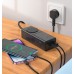 Сетевой удлинитель HOCO NS4 Sharp PD65W / 2C1A desktop socket EU / GER Черный