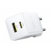Быстрое зарядное с кабелем Baseus Palm Fast Charger C+U 30W + Cable Type-C to Type-C P1011160A213-01 Белое